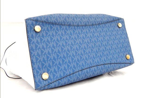 MICHAEL KORS/マイケルコース トートバッグ ネイビー ホワイト - 安心保証・業界最安値の販売 福助